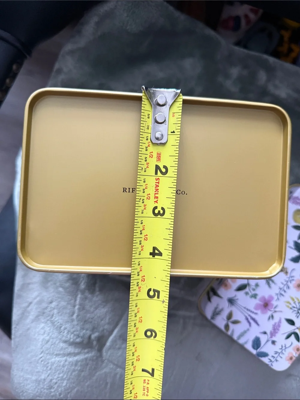 Rifle Paper Co. Floral Recipe Tin in Pink, Yellow & Green